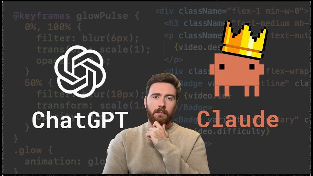 How to Create a Research Agent with Claude - AI tutorial video thumbnail
