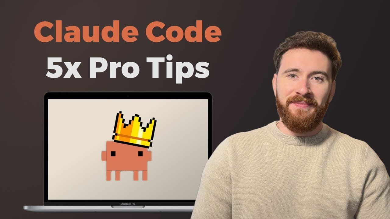 Claude Code: 5 Tricks That Took Me 6 Months to Learn - AI tutorial video thumbnail