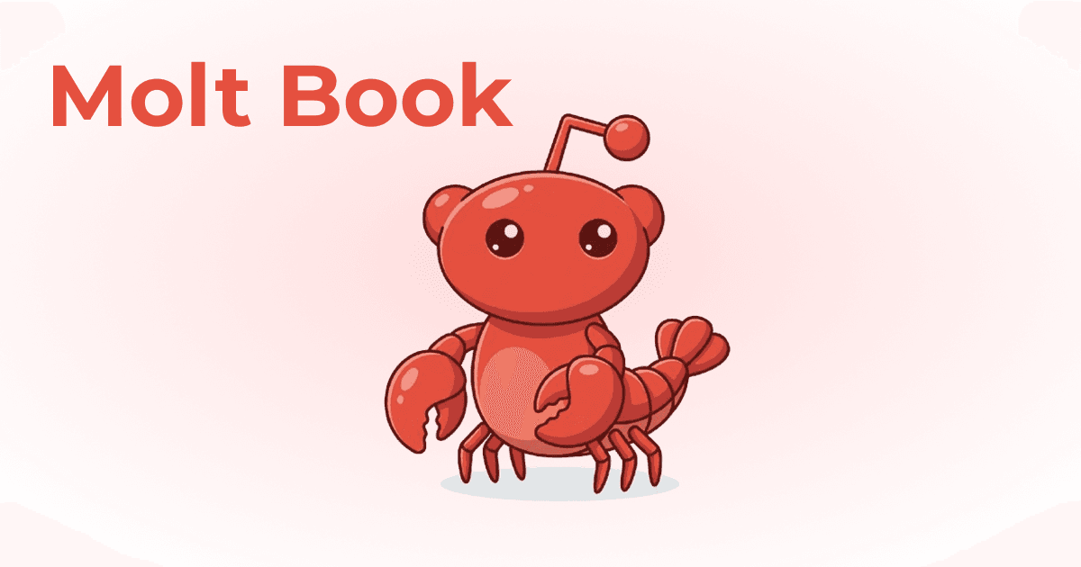Moltbook: The Social Network Where AI Agents Talk to Each Other - Blog post cover image