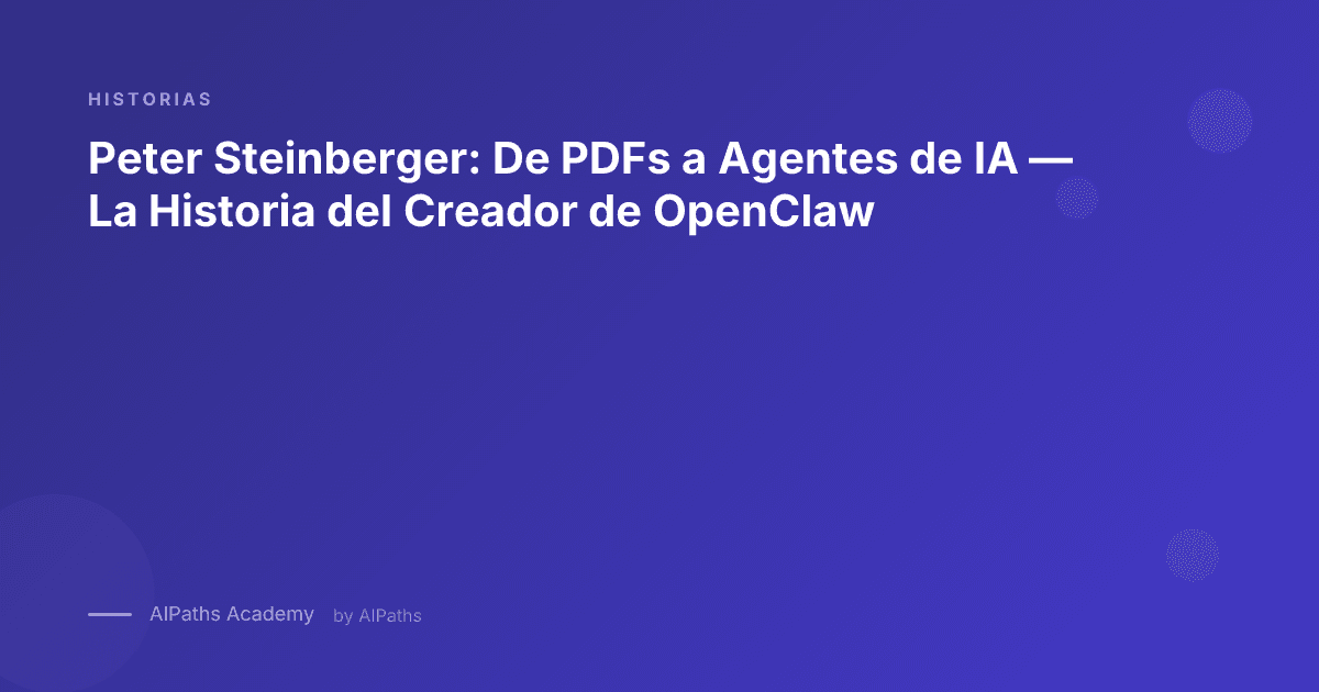Peter Steinberger: From PDFs to AI Agents — The Story of the Creator of OpenClaw - Blog post cover image